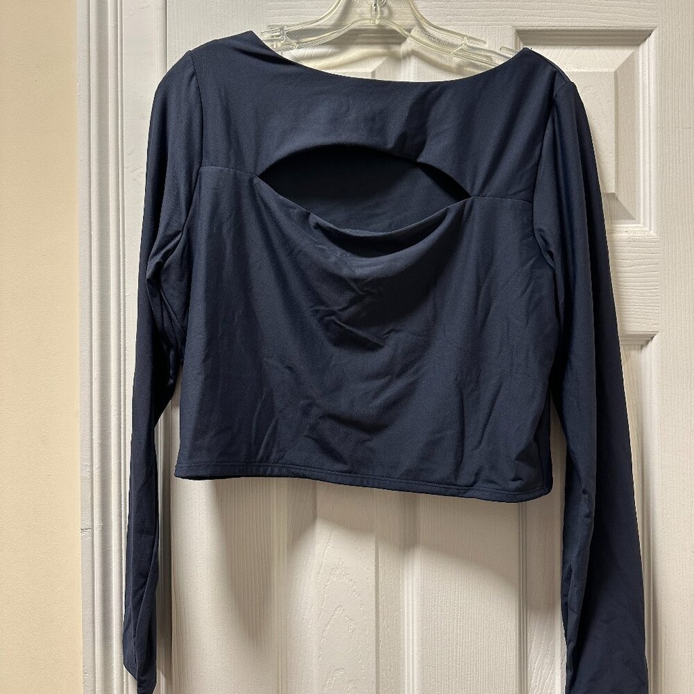 CALIA Women's Swim Cropped Rashguard - Picture 3 of 6